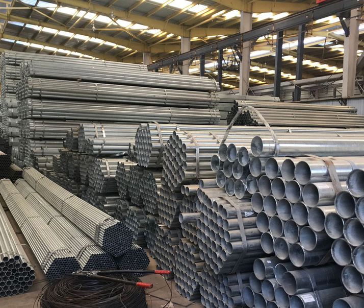 阿勒泰q235b热镀锌带钢管